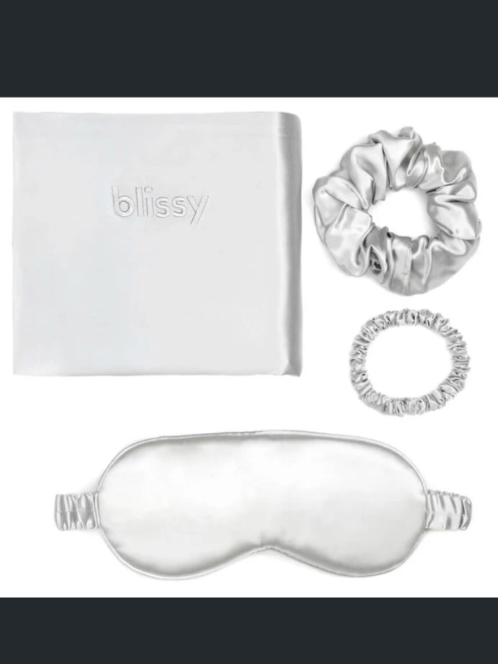 Blissy Dream 3- Piece Set - Silver - Standard NEW